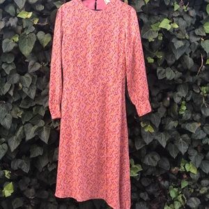 Used soft pink dress with small flowers